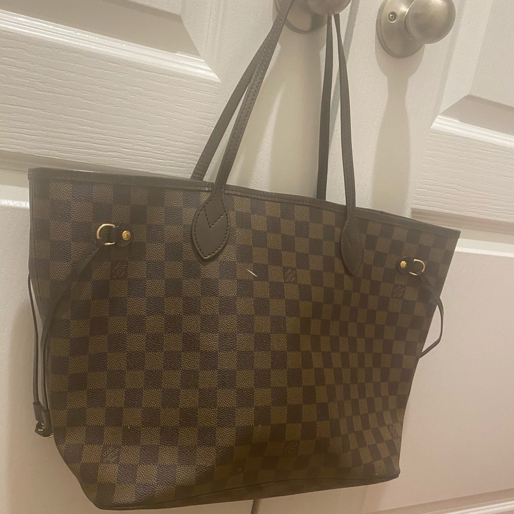 DAMIER AUTHENTIC LV NEVERFULL